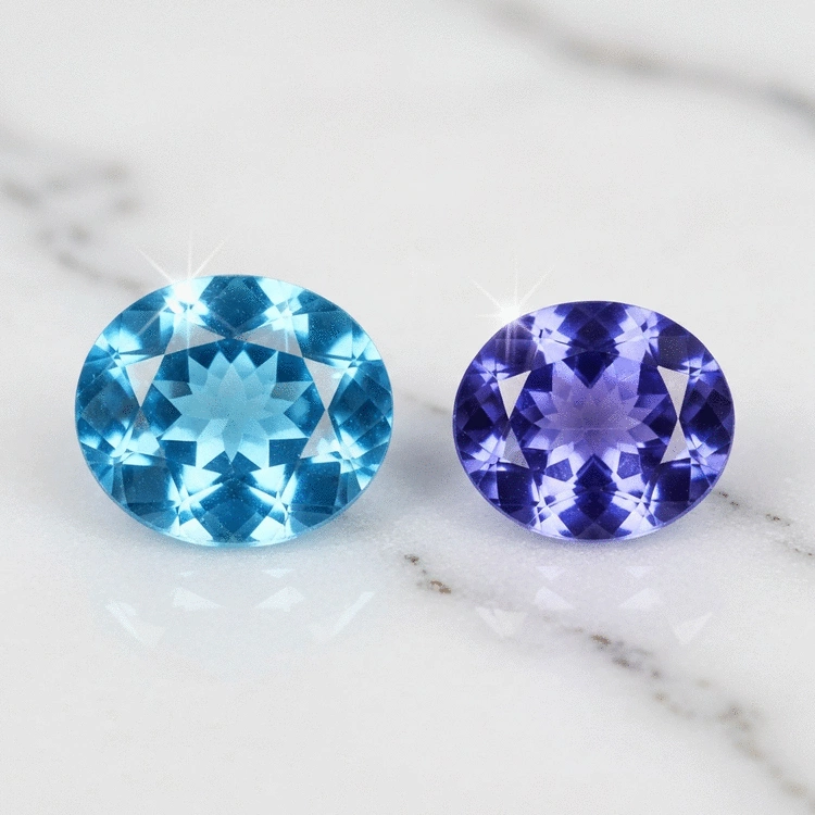 Blue Topaz vs Tanzanite: A Detailed Comparison for Jewelry Buyers