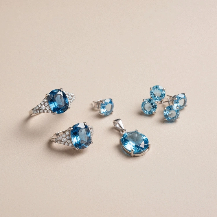 Leo Birthstone Blue Jewelry Choices
