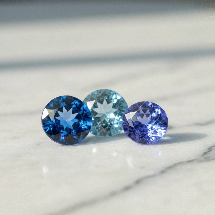 Blue gemstone meanings for jewelry lovers: sapphire, aquamarine, and tanzanite