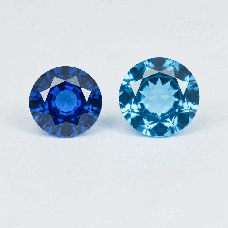 Distinguishing Blue Sapphire from Topaz