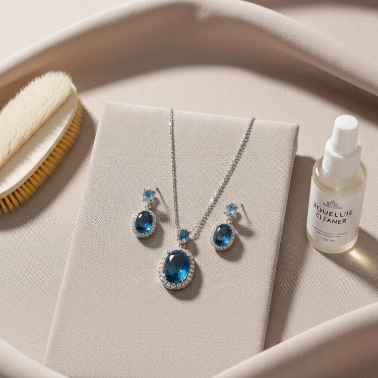 Caring for Blue Birthstone Jewelry